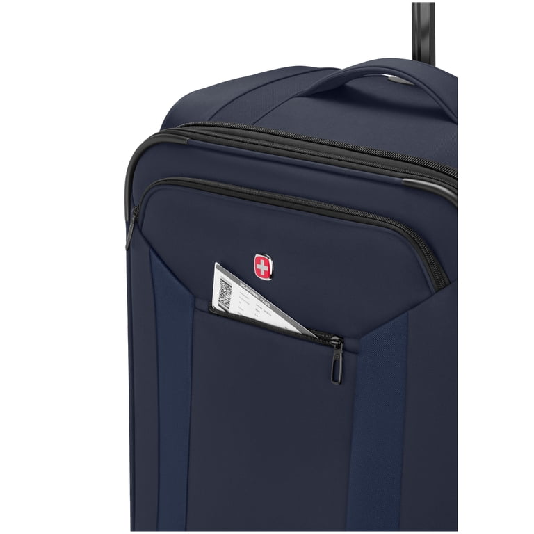 SWISSGEAR Stride Expandable Large Checked Spinner Luggage, Peacoat