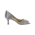 thumbnail image 2 of Nina Womens Contesa Satin Ankle D'Orsay Heels, 2 of 3