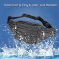thumbnail image 4 of Fanny Pack Outdoor travel leather Fanny pack,Cowhide Leather Large Size 7 Pockets waist bag.Suitable for outdoor mountaineering, travel, camping, cycl, 4 of 5