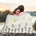 thumbnail image 5 of Yibo Gifts for 65th Birthday Blanket Flannel Soft and Comfortable Anti-static Bed Sofa Blanket, 5 of 9