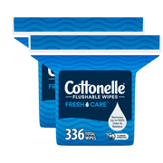 Cottonelle Flushable Wet Wipes Count 2pk/168ct