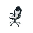thumbnail image 3 of ViscoLogic Series THRILL Gaming Racing Style Swivel Office Chair  (White & Black), 3 of 6