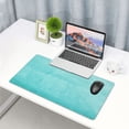 thumbnail image 5 of Bingfone Blue And Turquoise Large Gaming Mouse Pad,Extended Desk Mousepad with Stitched Edges,Non-Slip Base,Water Resist Keyboard Pad for Gamer, Office & Home, 29.5 x 16 in, 5 of 6