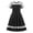 Black, variant on Dress Girls Summer Birthday Dress Kids Fashion Casual Dresses 8-9 Years
