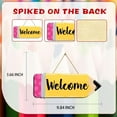 thumbnail image 2 of Triani 1Pcs Teacher Door Sign Welcome Sign Back to School Welcome Sign for Decorations Welcome to Our Classroom Decor Hanging Signs Teacher Supplies(Pencil Shape), 2 of 7