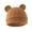 Caramel, variant on Cotton Newborns Bonnet 0-3 Months Baby Fetal Caps Spring Thin Infants Head Protectors Hat for Daily Wear & Hospital