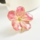 thumbnail image 3 of Broches vintage con flores, broches con cristales sintéticos, peonía rosa y flor de ciruelo., 3 of 9