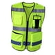 thumbnail image 3 of Chaleco de Seguridad Multibolsillos las Correas Reflectantes de 360 Gradοs Le kusrkot Chaleco reflectante de seguridad, 3 of 8
