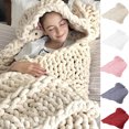 thumbnail image 1 of Dream Lifestyle Chunky Knit Blanket Throw, Soft Chenille Knit Throw Blanket, Handmade Crochet Blanket for Couch Bedroom Sofa Home Decor, Great Gift Chunky Blanket, 1 of 7