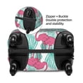 thumbnail image 2 of Hirioo Flamingo for Elasticity Suitcase Cover (No luggage Included) Durable Luggage Protector Fits 18-32 Inch Luggage-Large, 2 of 7