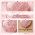 thumbnail image 5 of Pink Heart Shaped Greeting Cards Set for Mother's Day Graduation Gifts Romantic Love Messages for Mom Wife Girlfriend Family Friends Valentine's Birthday Celebration 1PCS Craft Paper Cards, 5 of 6