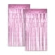 thumbnail image 1 of Telón de fondo de cortina de aluminio rosa zincado de 1 x 2 m para decoración de fiestas, 1 of 5