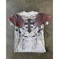 thumbnail image 1 of Camisetas para hombre Y2K Affliction, camiseta Retro para mujer, ropa de calle, camiseta gótica con estampado de calavera y Cruz, camisetas gráficas a la moda para niños, 1 of 5