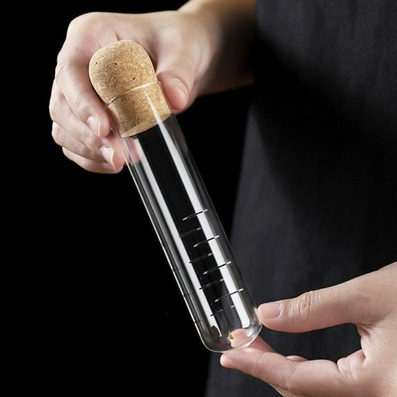 UPOUART Tea Infuser Glass Transparent 2Set 5.8x1.2x1.2in