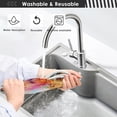 thumbnail image 6 of Autumn Fall Forest Sink Splash Guard for Faucet 2 Packs Faucet Absorbent Mats, Colorful Oil Painting Faucet Handle Drip Catcher Quickly Drying Mat for Kitchen Counter Bathroom RV, 23.6"x5.5", 6 of 7