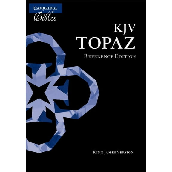 KJV Topaz Reference Edition, Dark Blue Goatskin Leather, Kj676: Xrl, (Hardcover)