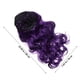 thumbnail image 2 of Peluca larga ondulada para mujeres negras: Peluca sintética encantadora con raya al medio y rizada - Cabello natural resistente al calor para uso diario en fiestas., 2 of 7
