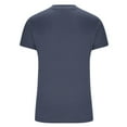 thumbnail image 6 of Ozmmyan Fitted Crew Neck Short Sleeve Shirts for Women Stretch Casual Basic Tops Round Neck Tees Shirts Cute Gym Workout Clothes Summer Tops 2025, XS-XL, 6 of 8