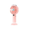 thumbnail image 1 of Toystoory Ventilador USB de mano, portátil, recargable, modos de pulverización, reposición, refrigeración, pantalla Digital, de oficina, Electrodomésticos Rosa Toystoory HA079779-01B, 1 of 6