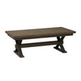 thumbnail image 4 of Liberty Furniture Sonoma Road Rectangular Cocktail Table with Nail Head Accents and X Base Block Style Trestle Design, Light Brown, 4 of 7