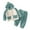 Green, variant on Toddler Girls Fuzzy Outfit Set - Lapel Button Front Hoodie Top and Fleece Jogger Pants, 2 Piece Fall Winter Clothing Set (Pink, 3-4 Years)