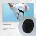 thumbnail image 2 of Martial Arts Karate TaeKwonDo Chain Soft Belt Black, 2 of 5