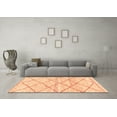 thumbnail image 3 of Ahgly Company Indoor Round Solid Orange Modern Area Rugs, 7' Round, 3 of 4