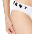 thumbnail image 2 of DKNY Bikini Boyfriend Confortable pour Femmes, Blanc/noir, Grand, 2 of 3