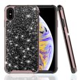thumbnail image 7 of Kaleidio Case For Apple iPhone XS Max (6.5") [Diamond Armor] 2-Piece Dual Layer [Shockproof] Crystal Hybrid Impact Cover w/ Overbrawn Prying Tool [Black/Black], 7 of 7