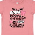thumbnail image 4 of Inktastic Hunting Season Bows Racks & Deer Tracks Girls Baby T-Shirt, 4 of 5