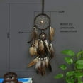 thumbnail image 6 of Dream Catcher Brown Decorative Dream Catcher Living Room Dream Catcher for Wall Hanging, Decoration, Festival, Gift, 6 of 6