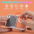 thumbnail image 4 of Altavoz Bluetooth Dosmix Retro Vintage Naranja, 4 of 7