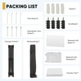 thumbnail image 6 of Outdoor Basic 12x12 Pop up Canopy Tent with One Push Setup and Sidewalls,Instant Shade Gazebos with Weighted Sandbags,White, 6 of 9