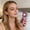 175#Pink, variant on Portable Handheld Air Conditioner Mini Cooling Fan USB Rechargeable Ice Cooling Strong Wind, Long Battery Cooling Device For Outdoor Travel Office Hot Weather Relief Use For Commuters And Workers