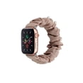 thumbnail image 1 of Compatible con Apple Watch Band 38 mm 40 mm 42 mm 44 mm Tejido floral suave Elástico Scrunchies iWatch Bands para Apple Watch Series 6, SE, 5, 4, 3, 2, 1 - Style3, L/38 brillar vestir, 1 of 4