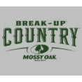 thumbnail image 2 of Women's Mossy Oak Small Break-Up Country Logo Graphic Tee Athletic Heather Large, 2 of 4