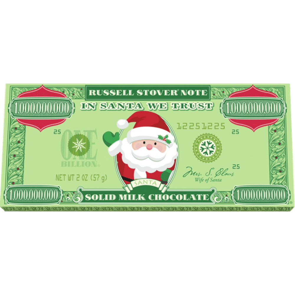 Russell Stover Santa Money Bars, 2 Oz.