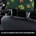 thumbnail image 6 of 2 PCS Car Headrest Cover, Camp In The Forest Soft Car Seat Head Rest Cover Protector Interior Car Accessories Seat Covers for Cars Truck Auto Only Covers, 6 of 8