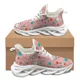 thumbnail image 1 of Zapatos transpirables y cómodos para caminar, equipo médico, zapatillas de enfermería con suela suave degradada, con cordones, antideslizantes, planos para correr, 1 of 6