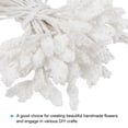 thumbnail image 3 of Uxcell 5mm Double Heads Flower Stamen, Artificial Lavender Flower Pistil Matt for DIY Christmas Decor, White 270 Pcs, 3 of 5
