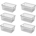 thumbnail image 1 of Paniers de Rangement en Fil pour Congélateur, Bacs de Réfrigérateur Ménagers avec Poignées Intégrées, 1 of 8