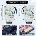 thumbnail image 2 of Book Sleeves Cat Coffee Book Protector Book Covers for Paperbacks Washable Fabric Cloth Book Cover with Zipper and Extra Sleeve Pocket for Book Lovers Classmate Friend Gifts, 2 of 8