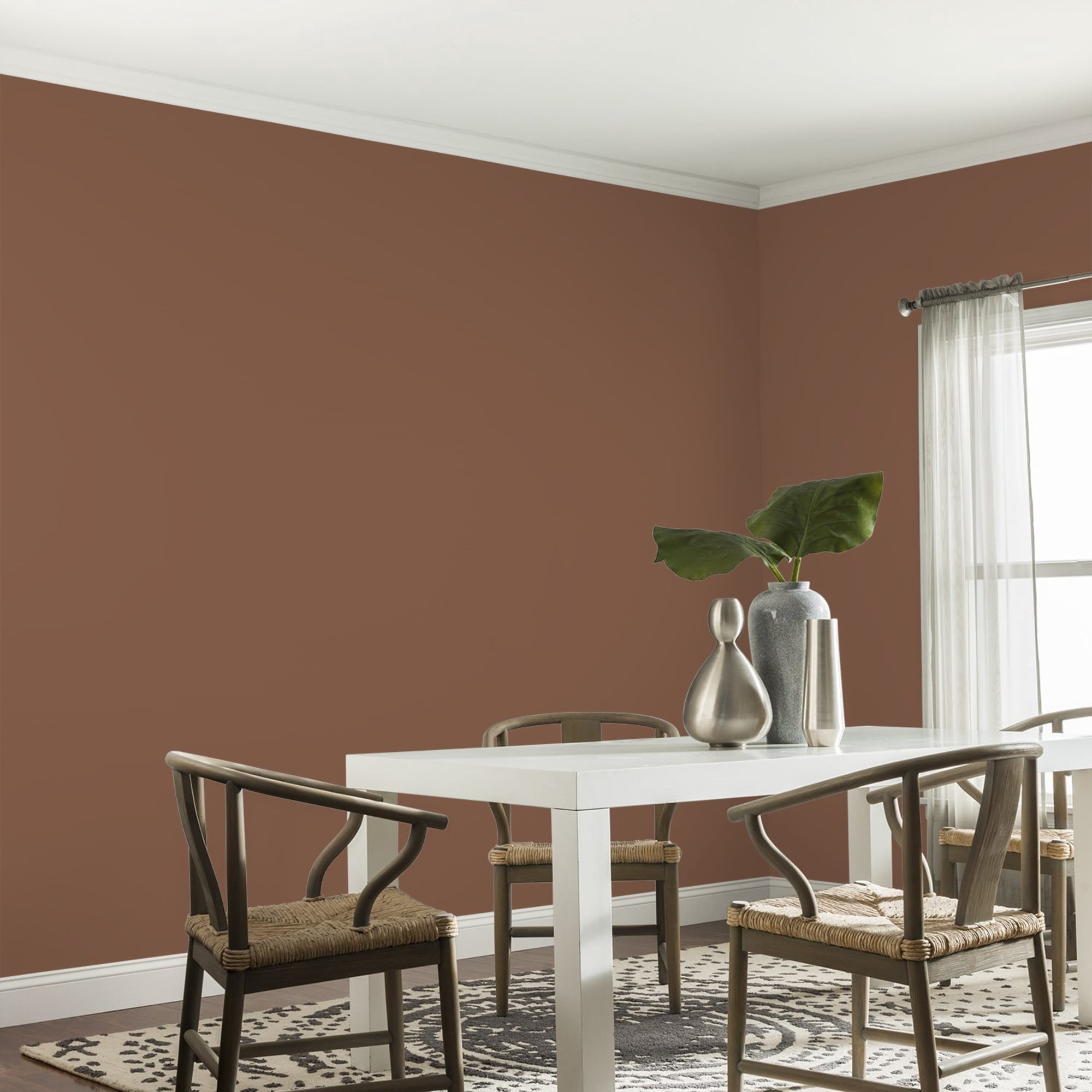 Glidden High Endurance Plus Spiced Cinnamon Eggshell Interior Paint and Primer, 1 Gallon