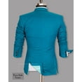 thumbnail image 6 of Elina fashion Men's Blazer Terry Rayon Jacket Formal Office Suit Coat, 6 of 7