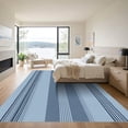 thumbnail image 3 of ODIKA 2'x3' Machine Washable Non-Slip Area Rug, Geometric Blue High Traffic Rug with Pad, Blue, 1033373, 3 of 8