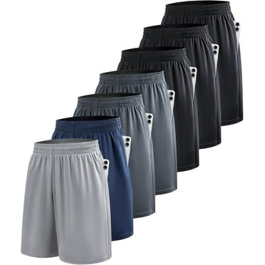 BALENNZ 7 Pack Mens Basketball Shorts with Pockets Mens Shorts Athletic Gym Workout Running Quick Dry Activewear