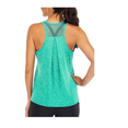 thumbnail image 4 of Lishi Workout Tops for Women Loose fit Racerback Tank Tops for Women Mesh Backless Muscle Tank Running Tank Tops, 4 of 8