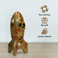 thumbnail image 4 of Adorno De Resina De Bomba De Calavera, Decoración De Esqueleto De Ojiva Nuclear De Simulación Pequeña Para Patio, Jardín, Hogar, Escritorio, Decoración De Halloween Vogacara HA026637-03, 4 of 7