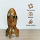 thumbnail image 4 of Adorno De Resina De Bomba De Calavera, Decoración De Esqueleto De Ojiva Nuclear De Simulación Pequeña Para Patio, Jardín, Hogar, Escritorio, Decoración De Halloween Yuarrent HA026637-03, 4 of 7