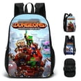 thumbnail image 1 of Mochila De Juego De Dibujos Animados, Bolso De Hombro De Viaje, Mochila Escolar De Doble Cara, Mochila Ajustable Para Estudiantes De Secundaria Irene Inevent AP008084-02, 1 of 6